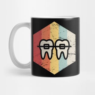 Retro Dentist Orthodontist Graphic Mug